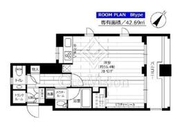 ステージグランデ新川 6階 間取り図