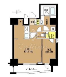 ソルフィエスタ新御徒町 6階 間取り図