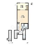 アステラホーム目黒祐天寺West 202 間取り図