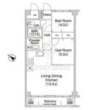 コンフォリアたまプラーザ 401 間取り図