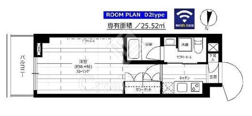 グランドコンシェルジュ赤堤 4階 間取り図