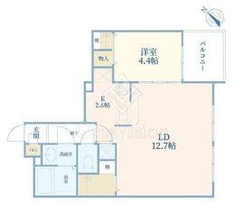 ホームズ用賀 4階 間取り図