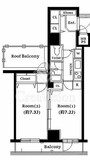 グランド・ガーラ笹塚 6階 間取り図