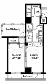 グランド・ガーラ笹塚 6階 間取り図
