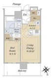 グランドシティタワー池袋 6階 間取り図