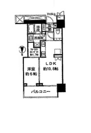 ザ・パークハウス晴海タワーズ クロノレジデンス 9階 間取り図