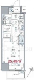 クレヴィスタ西巣鴨 9階 間取り図