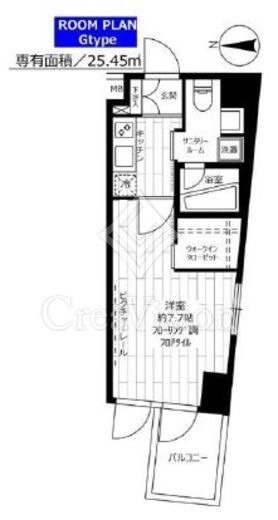 ステージファースト方南町アジールコート 4階 間取り図