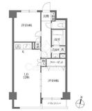 KDXレジデンス鶴見 204 間取り図