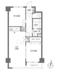 KDXレジデンス鶴見 204 間取り図