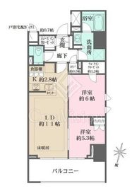 ザ・パークハウス麹町三丁目 2階 間取り図