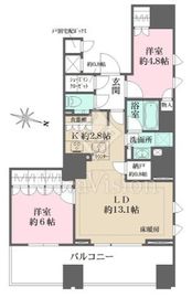 ザ・パークハウス麹町三丁目 2階 間取り図