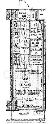 パレステュディオ渋谷本町 10階 間取り図