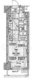 パレステュディオ渋谷本町 10階 間取り図