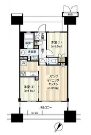 晴海テラス 19階 間取り図