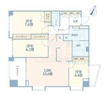 グラーサ渋谷松濤 7階 間取り図
