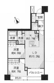 ザ・パークハウス大井町レジデンス 5階 間取り図