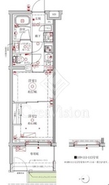クレイシアIDZ中野野方 115 間取り図