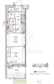 クレイシアIDZ中野野方 109 間取り図
