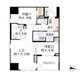 ブリリア本郷ステーションフロント 12階 間取り図