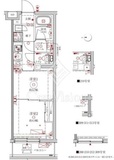 クレイシアIDZ中野野方 214 間取り図