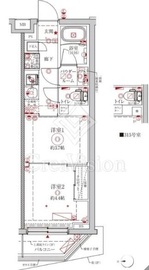 クレイシアIDZ中野野方 315 間取り図