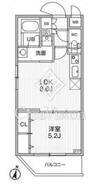 Alivis志村三丁目 201 間取り図