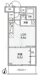 Alivis志村三丁目 204 間取り図