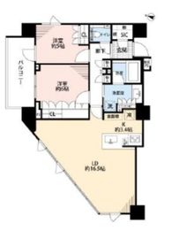 ブランズ九段北 9階 間取り図