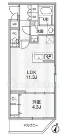Alivis志村三丁目 206 間取り図