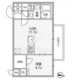 Alivis志村三丁目 207 間取り図