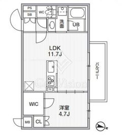Alivis志村三丁目 307 間取り図