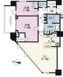 ブランズ九段北 10階 間取り図