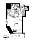 スカイコート四谷 3階 間取り図