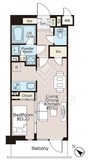 ＣＲＥＡＴＩＦ三軒茶屋 414 間取り図