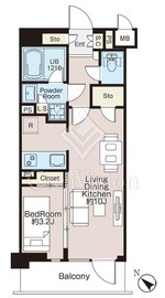 ＣＲＥＡＴＩＦ三軒茶屋 414 間取り図