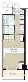 トレステージ四谷 907 間取り図