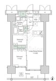 ブルックサイドレジデンス木場 502 間取り図