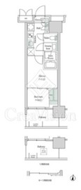 ブルックサイドレジデンス木場 519 間取り図