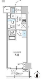 アビタシオン神楽坂 502 間取り図