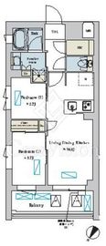ブリリアイスト洗足池の杜 506 間取り図