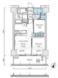 ロイヤルパークス赤羽ノース 702 間取り図