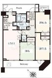 アデニウム新横浜 6階 間取り図