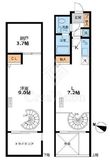 カッシア目黒 109 間取り図