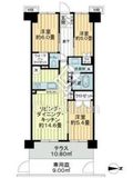 アクアブリーズ川崎 1階 間取り図