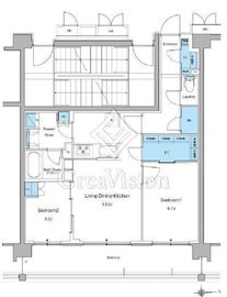 ルフォンプログレ高田馬場ノース 508 間取り図