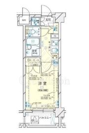パレステュディオドルチェ日本橋イースト 3階 間取り図