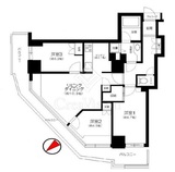 セントラルレジデンス新宿シティタワー 11階 間取り図