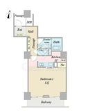 天王洲ビュータワー 1405 間取り図