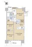 シティハウス巣鴨 4階 間取り図